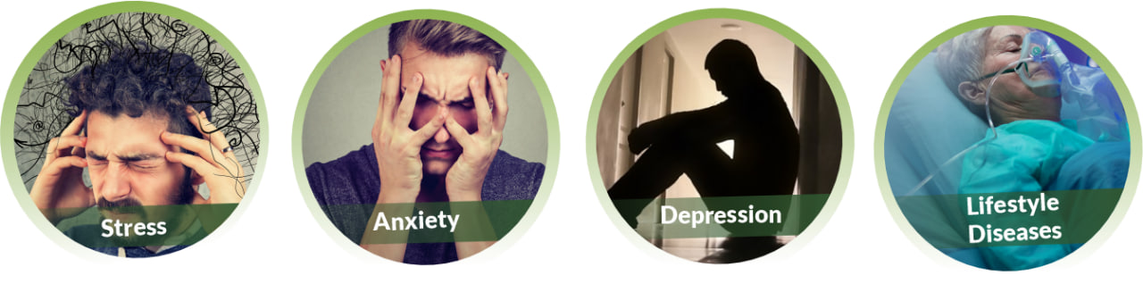 Stress and emotional wellbeing illustration